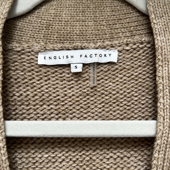 English Factory V-Neck Knit Cardigan & Matching Sweater Tank - Picture 6 of 9